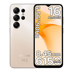 特価⭐️最新 DOOGEE Note56X 6.56 インチ 90Hz HD DOOGEE Note56X - 8.45mm Slim Android 16 Smartphone | 6150mAh, 90Hz