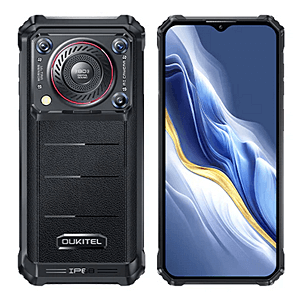 OUKITEL P1 スマートフォン ブラック SmartPhone: Oukitel P1 6.7-inch Ultra-thin Body 8GB+256GB