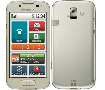 F-08E docomoXらくらくスマホ 写真で解説する「らくらくスマートフォン2 F-08E」（1/2 ページ