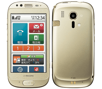 富士通　 f12D 楽天市場】未使用品 富士通 らくらくスマートフォン 日本製 FCNT